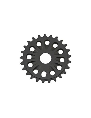 Alloy Chainring 6061-T6 1/2 X 1/8 25t Black.